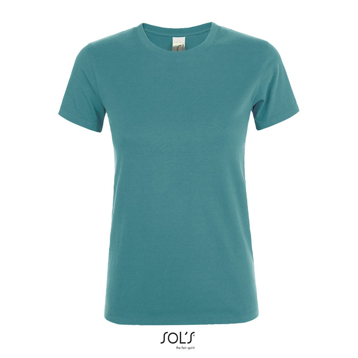 T-shirt promotionnel femme coton 150g - REGENT Bleu canard